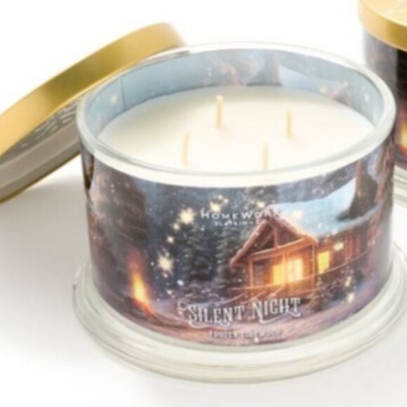 NEW HomeWorx by Slatkin + Co.  18oz Silent Night Candle - Picture 1 of 4